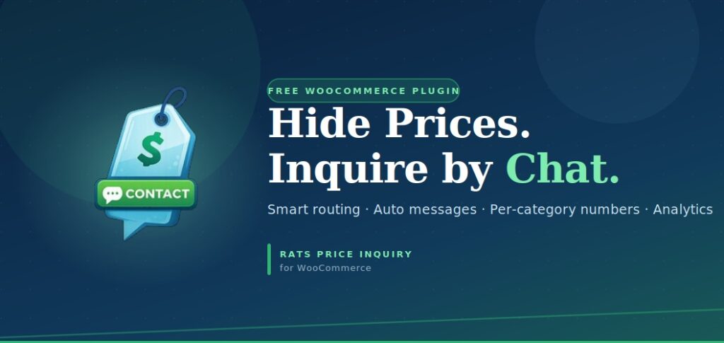 Rats Price Inquiry for WooCommerce